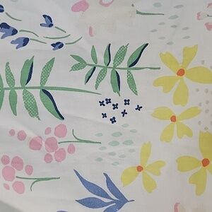 Cloud Island Floral wildflower fitted crib sheet